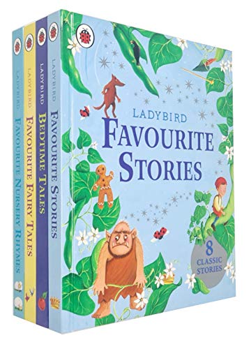 Ladybird Stories 4 Books Collection Set (Ladybird Favourite Stories, Fairy Tales, Bedtime Tales, Nursery Rhymes)