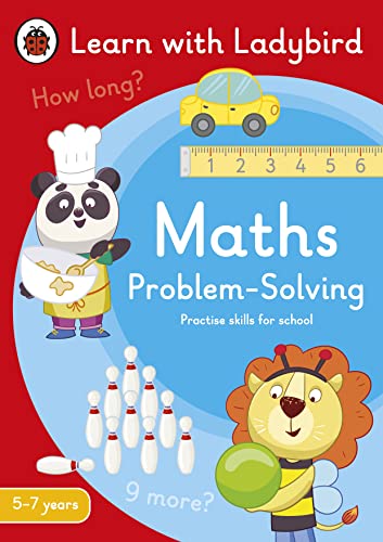 Maths Problem-Solving: A Learn with Ladybird Activity Book 5-7 years: Ideal for home learning (KS1) von Ladybird