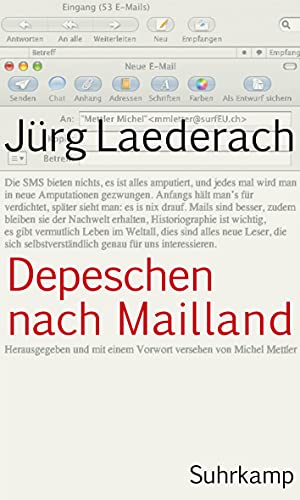 Depeschen nach Mailland von Suhrkamp Verlag