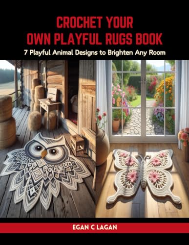 Crochet Your Own Playful Rugs Book: 7 Playful Animal Designs to Brighten Any Room von Independently published