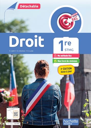 Objectif Bac Droit 1re STMG (détachable) - Éd. 2025 von HACHETTE EDUC