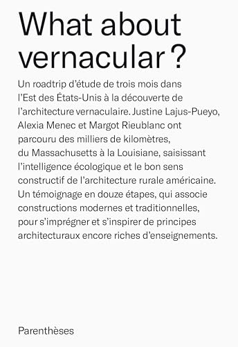 What about vernacular ?