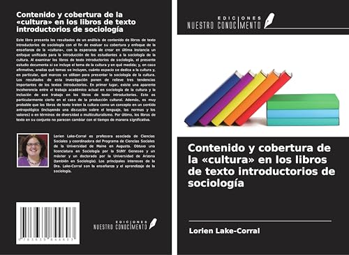 Contenido y cobertura de la 'cultura' en los libros de texto introductorios de sociología von VDM Verlag