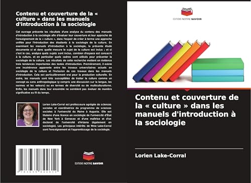 Contenu et couverture de la ' culture ' dans les manuels d'introduction à la sociologie von VDM Verlag