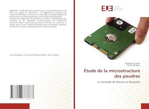 Étude de la microstructure des poudres: La methode de Warren et Averbach von Éditions universitaires européennes