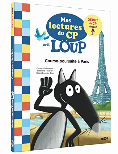 MES LECTURES DU CP AVEC LOUP - COURSE-POURSUITE À PARIS von AUZOU