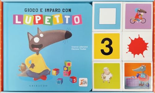 Gioco e imparo con Lupetto. Amico lupo. Ediz. a colori. Con 6 cubi von Gribaudo