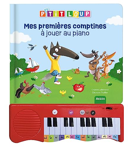 MON LIVRE PIANO P'TIT LOUP - MES 1ERES COMPTINES MON LIVRE PIANO P'TIT LOUP - MES 1ERES COMPTINES von AUZOU