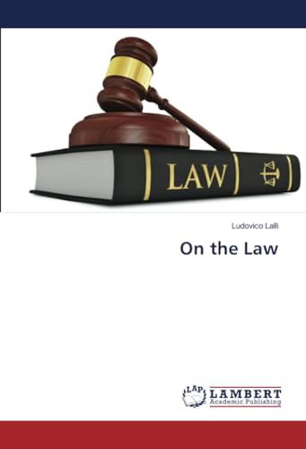 On the Law von LAP LAMBERT Academic Publishing
