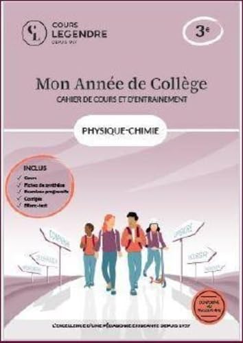 Mon année de collège - 3ème physique-chimie-cahier de cours et d'entraînement: Cours – Fiches de synthèse – Exercices – Corrigés - Bilans-test ou ... ou pas Bilan-test et juste Sujets brevet Mon année de collège - 3ème physique-chimie-cahier de cours et d'entraînement: Cours – Fiches de synthèse – Exercices – Corrigés - Bilans-test ou ... ou pas Bilan-test et juste Sujets brevet von EDICOLE