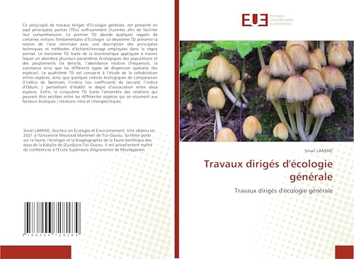 Travaux dirigés d'écologie générale: Travaux dirigés d'écologie générale von Éditions universitaires européennes