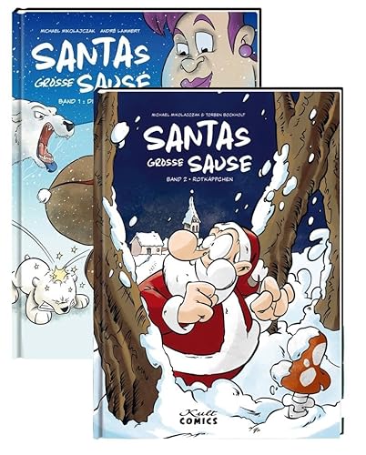 Santas große Sause Set: Bände 1 & 2 (Santas Grosse Sause) von Kult Comics