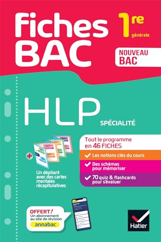 Fiches bac - HLP 1re générale (spécialité): tout le programme en fiches de révision détachables von HATIER