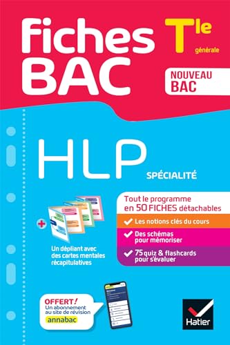 Fiches bac - HLP Tle (spécialité) - Bac 2025: tout le programme en fiches de révision détachables von HATIER