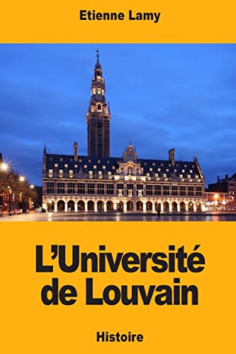 L'Université de Louvain von CREATESPACE