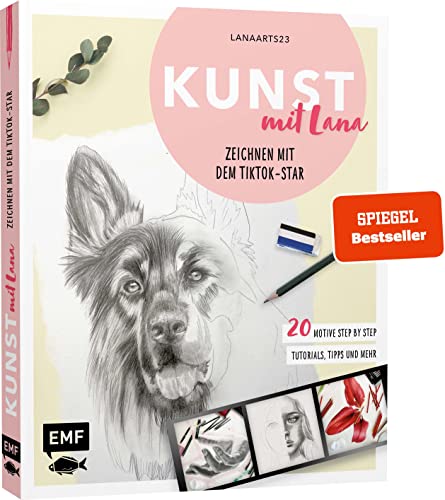 Kunst mit Lana – Zeichnen mit dem TikTok-Star Lanaarts23: 20 Motive Step by Step – Tutorials, Tipps und mehr von Edition Michael Fischer