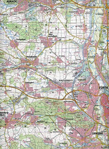 TK50 L6928 Wassertrüdingen: Topographische Karte 1:50000 (TK50 Topographische Karte 1:50000 Bayern) von Landesamt für Digitalisierung, Breitband und Vermessung, Bayern