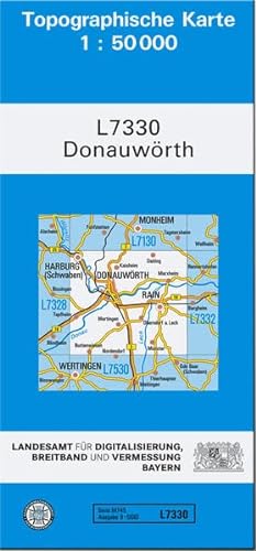 TK50 L7330 Donauwörth: Topographische Karte 1:50000 (TK50 Topographische Karte 1:50000 Bayern)