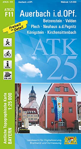 ATK25-F11 Auerbach i.d.OPf. (Amtliche Topographische Karte 1:25000): Betzenstein, Velden, Plech, Neuhaus a.d.Pegnitz, Königstein, Kirchensittenbach (ATK25 Amtliche Topographische Karte 1:25000 Bayern) ATK25-F11 Auerbach i.d.OPf. (Amtliche Topographische Karte 1:25000): Betzenstein, Velden, Plech, Neuhaus a.d.Pegnitz, Königstein, Kirchensittenbach (ATK25 Amtliche Topographische Karte 1:25000 Bayern) von LDBV Bayern