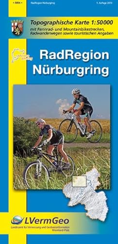 RadRegion Nürburgring (R): Topographische Karte 1:50000 mit Rennrad- und Mountainbikestrecken, Radwanderwegen sowie touristischen Angaben (Freizeitkarten Rheinland-Pfalz 1:50000 /1:100000)