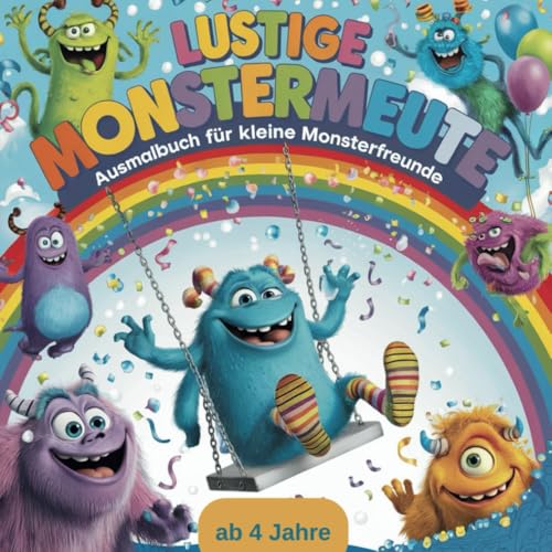 Lustige Monstermeute: Ausmalbuch für kleine Monsterfreunde von Independently published