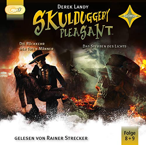 Skulduggery Pleasant 8 Die Rückkehr der Toten Männer + 9 Das Sterben des Lichts: gelesen von Rainer Strecker, 4 mp3-CD, ca. 25 Std. 35 Min. (Skulduggery Pleasant, 8-9) von Hörcompany