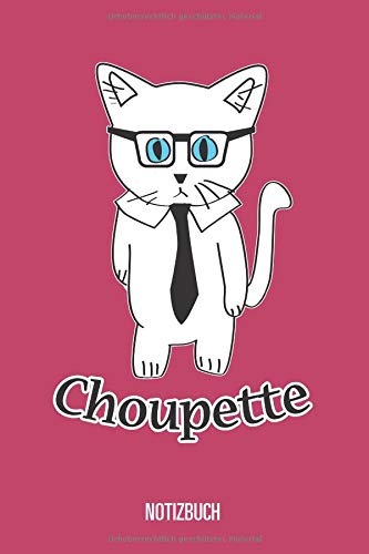 Choupette - NOTIZBUCH: Die Katze des Modezars, Liniertes, leeres Tagebuch - 110 Seiten, 6 x 9 Inch, Weißes Papier, Softcover