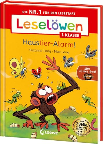 Leselöwen 1. Klasse - Jim ist mies drauf - Haustier-Alarm!: Die Nr. 1 für den Lesestart - Mit Leselernschrift ABeZeh - Erstlesebuch für Kinder ab 6 Jahren Leselöwen 1. Klasse - Jim ist mies drauf - Haustier-Alarm!: Die Nr. 1 für den Lesestart - Mit Leselernschrift ABeZeh - Erstlesebuch für Kinder ab 6 Jahren