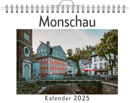 Monschau - (Wandkalender 2025, Kalender DIN A4 quer, Monatskalender im Querformat mit Kalendarium, das perfekte Geschenk) von FlipFlop