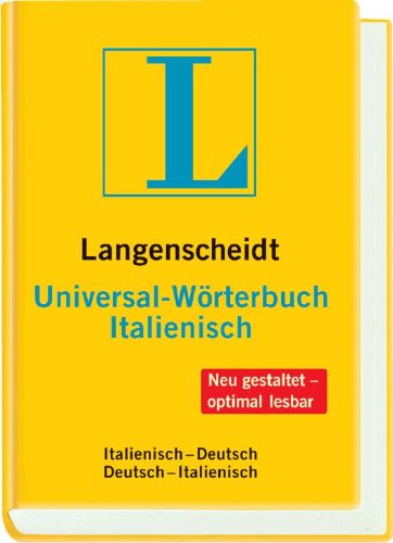 Langenscheidt Universal-Wörterbuch Italienisch: Italienisch-Deutsch/Deutsch-Italienisch