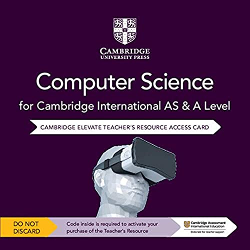 Cambridge International AS & A Level Computer Science Elevate Teacher's Resource Access Card von Cambridge University Press