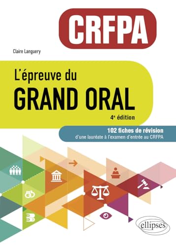 L'épreuve du Grand Oral - CRFPA. 102 fiches de révision: A jour au 15 décembre 2024 von Ellipses