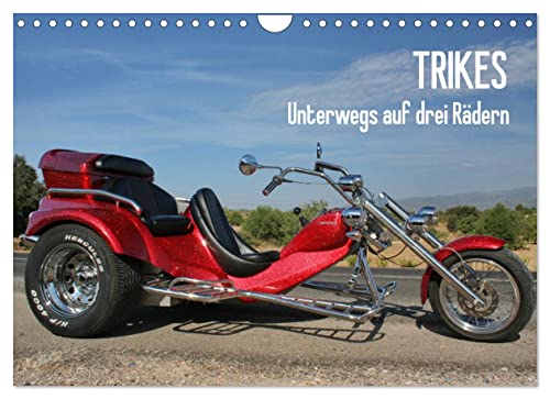 Trikes - Unterwegs auf drei Rädern (Wandkalender 2023 DIN A4 quer): Ein Motorisiertes Dreirad (Monatskalender, 14 Seiten ) (CALVENDO Mobilitaet) von CALVENDO