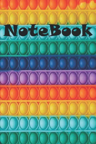NoteBook: Poppit Notebook / 120 page lined school writing book / Fidget toy writing pad / Kids Notebook von Independently published