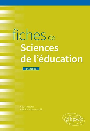 Fiches de sciences de l'éducation von ELLIPSES