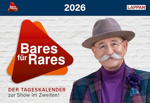 Bares für Rares – Tageskalender 2026: 1 Tag, 1 Seite; Kalender im Querformat 16 x 11 cm zum Aufstellen | Quizkalender zur beliebten TV-Show mit Horst ... Fakten über Antiquitäten kennenlernen von Lappan