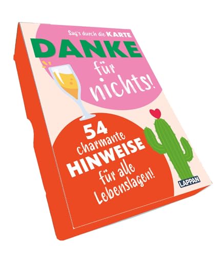 Danke für nichts! Sag's durch die Karte: 54 charmante Hinweise für alle Lebenslagen! | Humorvoll verpackte Kritik auf Karten zum Verteilen an nervige Kollegen, chaotische Partner, Falschparker etc. Danke für nichts! Sag's durch die Karte: 54 charmante Hinweise für alle Lebenslagen! | Humorvoll verpackte Kritik auf Karten zum Verteilen an nervige Kollegen, chaotische Partner, Falschparker etc. von Lappan