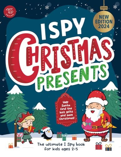 I Spy Christmas Presents: Help Santa find the lost gifts and save Christmas! The ultimate I Spy book for kids ages 2-5 (I Spy Books for Toddlers, Band 21) von TG Edition