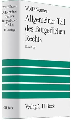 Allgemeiner Teil des Bürgerlichen Rechts (Großes Lehrbuch)