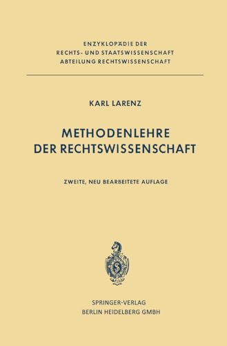 Methodenlehre der Rechtswissenschaft von Springer
