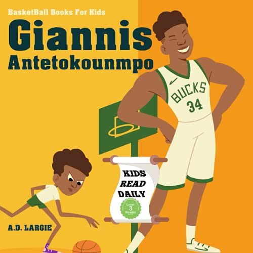 Giannis Antetokounmpo: I Can Read Books Level 4 (Basketball Books For Kids, Band 3) von Independently Published