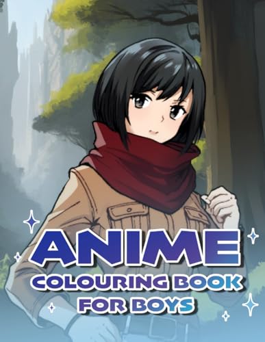 Anime Coloring Book for Boys: action characters to color for girls, teens and adults von Independently published