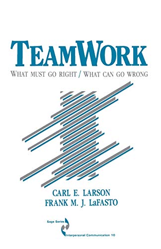 Teamwork: What Must Go Right/What Can Go Wrong (Series in Interpersonal Communication (Paper), 10)