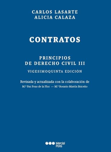 Principios de Derecho Civil. Tomo III: Tomo III. Contratos 25.ª ed. (Manuales Universitarios) von Marcial Pons Ediciones Jurídicas y Sociales, S.A.