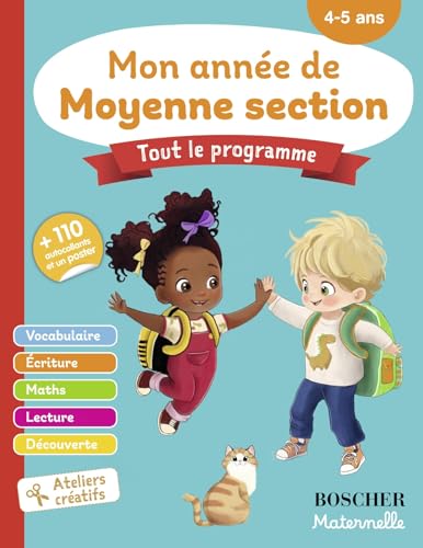 Mon année de Moyenne section N.E. 2024: +110 autocollants et un poster