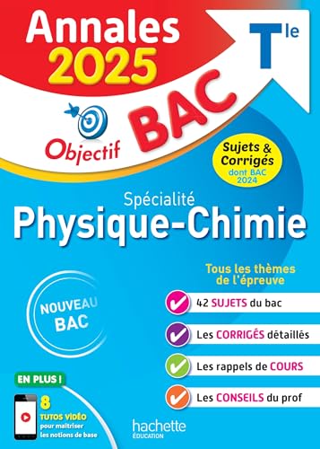 Annales Objectif BAC 2025 - Spécialité Physique-Chimie - sujets et corrigés Annales Objectif BAC 2025 - Spécialité Physique-Chimie - sujets et corrigés von HACHETTE EDUC