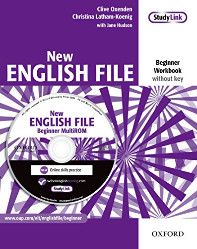 New English File Beginner. Workbook with Multi-ROM Pack: Six-level general English course for adults (New English File Second Edition)