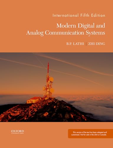Modern Digital and Analog Communication (Oxford in Electrical and Computer Engineering) von OUP USA