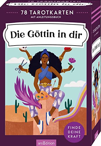 Die Göttin in dir: Finde deine Kraft. 78 Tarotkarten mit Anleitungsbuch von ars edition