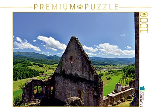 CALVENDO Puzzle Blick von der Hochburg zum Schwarzwald mit dem schönen Nachbarort Sexau 1000 Teile Lege-Größe 64 x 48 cm Foto-Puzzle Bild von Ingo Laue Laue, Ingo